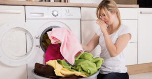 مشکل بوی بد ماشین لباسشویی