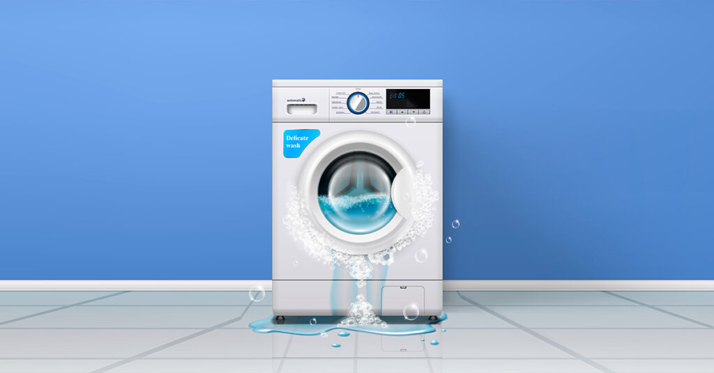 مشکل عدم خروج آب از ماشین لباسشویی