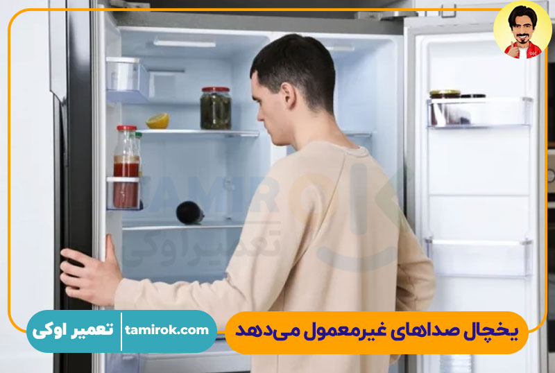 یخچال صداهای غیرمعمول می‌دهد